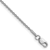 14k WG 1.5mm Cable Chain