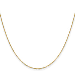 14k 1.0mm D/C Forzantine Cable Chain