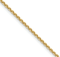 14k 1.4mm D/C Forzantine Cable Chain