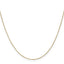 14K .8mm Diamond-Cut Cable with Spring Ring Clasp Chain