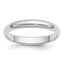 Platinum 3mm Half Round Wedding Band