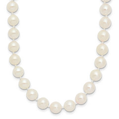 14k 6-7mm White Round Akoya Saltwater Cultured Pearl 24 inch Necklace
