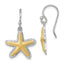 Star Fish Dangle Earrings in Sterling Silver - Sophia Jewelers