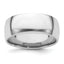 Platinum 8mm Lightweight Comfort-Fit Wedding Band