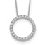 Lab-Grown Diamond Eternity Necklace in 14K White Gold (1 ct. tw.), 18 Inch - Sophia Jewelers