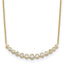 Lab-Grown Diamond Curved Bar Necklace in 14K Yellow Gold (3/4 ct. tw.), 18 Inch - Sophia Jewelers