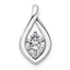 14kw Lab Grown Diamond Pendant Mounting (No Stone Included)