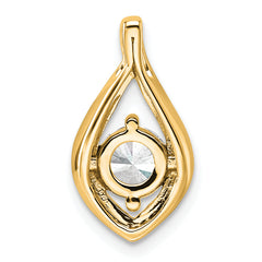 14k Lab Grown Diamond Pendant Mounting (No Stone Included)