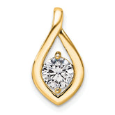 14k Lab Grown Diamond Pendant Mounting (No Stone Included)