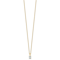 14k 1/2 carat Certified Lab Grown Diamond VS+ F+ Oval Complete 18 inch Four Prong Pendant Necklace