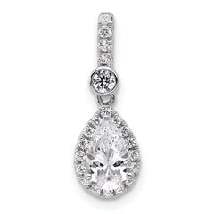14kw .75 ct. PEAR Diamond Pendant Mounting (No Stone Included)