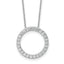 Pave Lab-Grown Diamond Necklace in 14K White Gold (1 ct. tw., VS+ F+), 18 Inch - Sophia Jewelers