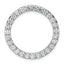 Complete Circle Lab-Grown Diamond Slide Pendant in 14K White Gold (3 ct. tw.) - Sophia Jewelers