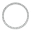 Lab-Grown Diamond Circle Slide Pendant in 14K White Gold, 39mm (2 ct. tw.) - Sophia Jewelers
