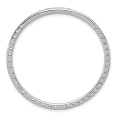 14k White Gold 3 carat Lab Grown Diamond VS/SI+ G+ Complete Circle Chain Slide Pendant
