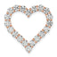 Heart Slide Pendant in 14K Rose Gold with Lab-Grown Diamonds, 24mm (3 ct. tw.) - Sophia Jewelers
