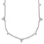 Lab-Grown Diamond Necklace in 14K White Gold, 3mm (1 3/4 ct. tw.), 18 Inch - Sophia Jewelers