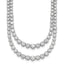 Certified Lab-Grown Diamond Tennis Necklace in 14K White Gold (15 1/2 ct. tw., VS/SI+ G+), 20 Inch - Sophia Jewelers
