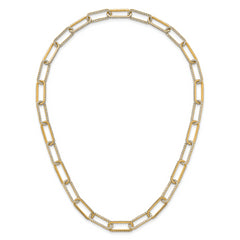 True Origin 14k 8 5/8 carat Lab Grown Diamond VS+ F+ 18 inch Link Necklace