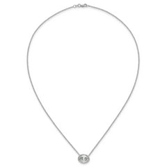 14k White Gold 2 1/2 carat Certified Lab Grown Diamond VS+ F+ Oval Complete 18 inch Bezel Set Necklace