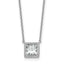 14kw 2ct Princess Bezel Mounting (No Stone Included)