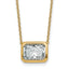 14k 3ct Radiant Bezel Mounting (No Stone Included)