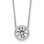 Bezel-Set Lab-Grown Diamond Necklace in 14K White Gold, 457mm (2 1/2 ct. tw.) - Sophia Jewelers
