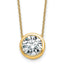 Bezel-Set Lab-Grown Diamond Pendant in 14K Yellow Gold (4 ct. tw.) - Sophia Jewelers