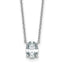 Cut Oval Lab-Grown Diamond Necklace in 14K White Gold (1 ct. tw.), 18 Inch - Sophia Jewelers