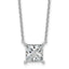 Princess Lab-Grown Diamond Necklace in 14K White Gold (3 1/2 ct. tw.), 18 Inch - Sophia Jewelers