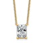 Radiant Lab-Grown Diamond Necklace in 14K Yellow Gold (3 ct. tw.), 18 Inch - Sophia Jewelers
