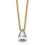 Pear Lab-Grown Diamond Necklace in 14K Yellow Gold (3/4 ct. tw.), 18 Inch - Sophia Jewelers