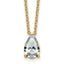 Certified Pear Lab-Grown Diamond Necklace in 14K Yellow Gold (2 1/2 ct. tw.), 18 Inch - Sophia Jewelers