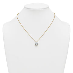 14k 3 1/2 carat Certified Lab Grown Diamond VS+ F+ Pear Complete 18 inch Four Prong Pendant Necklace