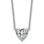 Certified Lab-Grown Diamond Necklace in 14K White Gold (2 1/2 ct. tw.), 18 Inch - Sophia Jewelers