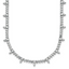 14k White Gold 4 carat Lab Grown Diamond VS+ F+ Complete 18 inch Fashion Tennis Necklace
