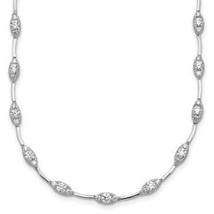 14k White Gold 2 carat Lab Grown Diamond VS+ F+ Complete 18 inch Fashion Tennis Necklace
