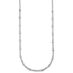 14k White Gold 3 1/2 carat Lab Grown Diamond VS+ F+ Complete 18 inch Fashion Tennis Necklace