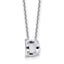 Lab-Grown Diamond Initial Necklace in 14K White Gold (2 7/8 ct. tw.), 18 Inch - Sophia Jewelers