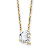 14k 2 1/4 carat Lab Grown Diamond VS+ F+ Complete Letter G Single Stone 18 inch Initial Necklace