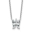 Letter W Lab-Grown Diamond Initial Necklace in 14K White Gold (2 1/3 ct. tw.), 18 Inch - Sophia Jewelers