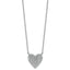 14kw 1/2 ctw Lab Grown Diamond VS+ F+ Round Cluster Necklace