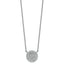 14kw 1/2 ctw Lab Grown Diamond VS+ F+ Heart Cluster Necklace