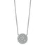 14kw 1 ctw Lab Grown Diamond VS+ F+ Heart Cluster Necklace
