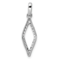 10k White Gold 1/4ct. Diamond Fancy Pendant