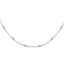 14k White Gold 1/2 carat Lab Grown Diamond VS/SI+ G+ Nine Station 18 inch Necklace