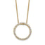 Round Lab-Grown Diamond Necklace in 14K Yellow Gold, 1.5mm (1/2 ct. tw., VS/SI+ G+), 18 Inch - Sophia Jewelers