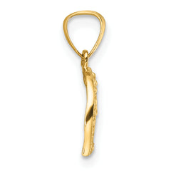 14k .01ct. Diamond Heart Pendant