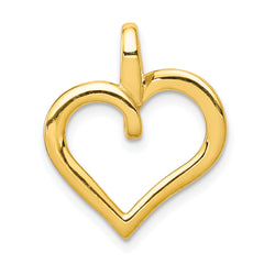 14k 1/10 carat Diamond Heart Pendant