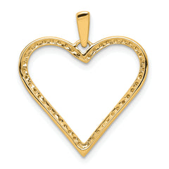 14k 1/6 carat Diamond Heart Pendant